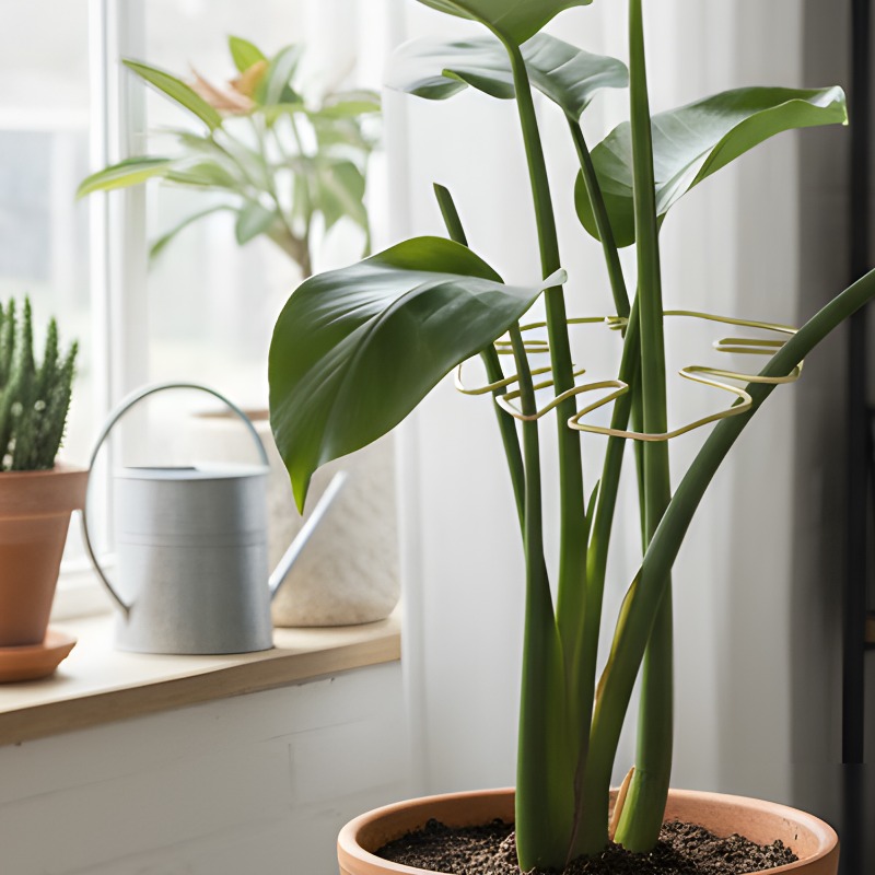 10/1pc Penyangga Tanaman Logam - Variegated Monstera Node ulasan dan harga