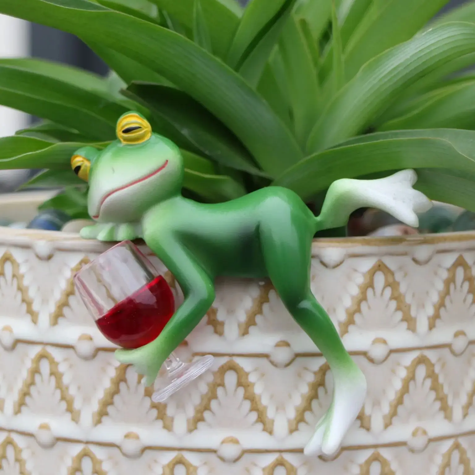 Penanam Katak Resin Kontempore - Plant Parents ulasan dan harga