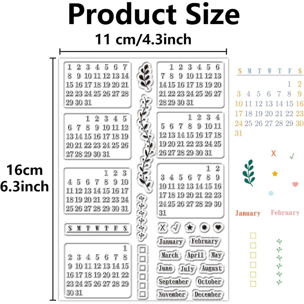 Lembar Stempel Bening Kalender - Planned Parenthood ulasan dan harga