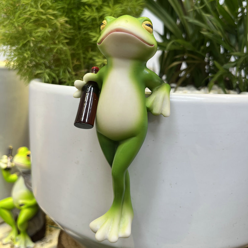 Pot Tanaman Katak Resin Kontem - Plant Parents ulasan dan harga